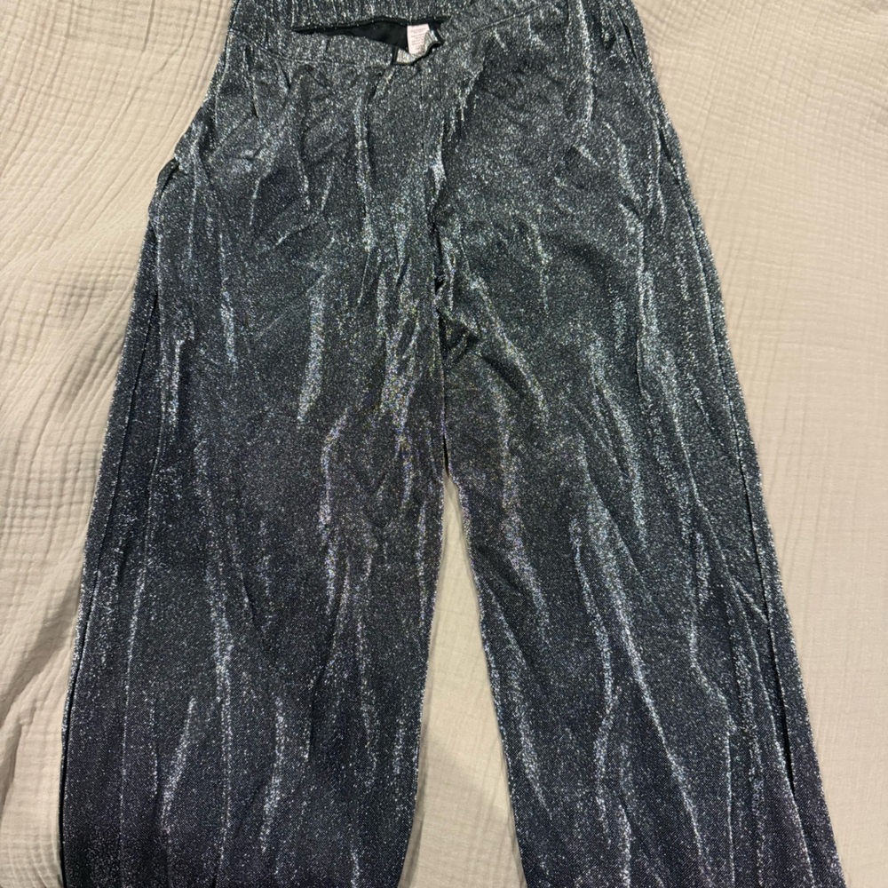 Victoria's Secret Shimmering Gray Pajama Pants